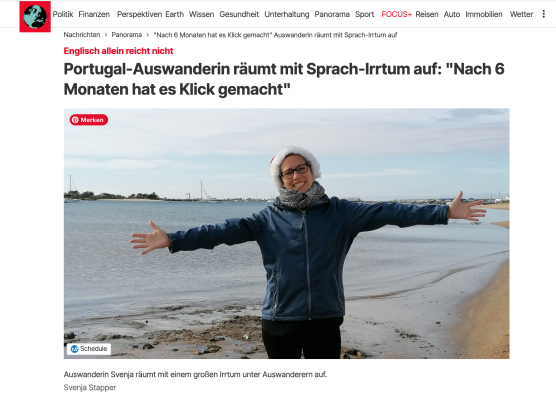 Focus online Artikel Warum Englisch in Portugal nicht reicht