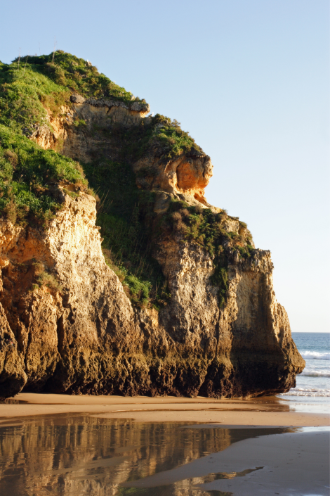 Portugal Strand Felsen