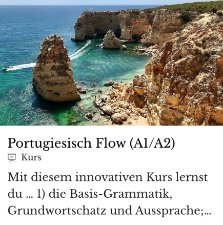 Dina Portugiesisch Kurs