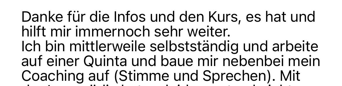 katharina feedback